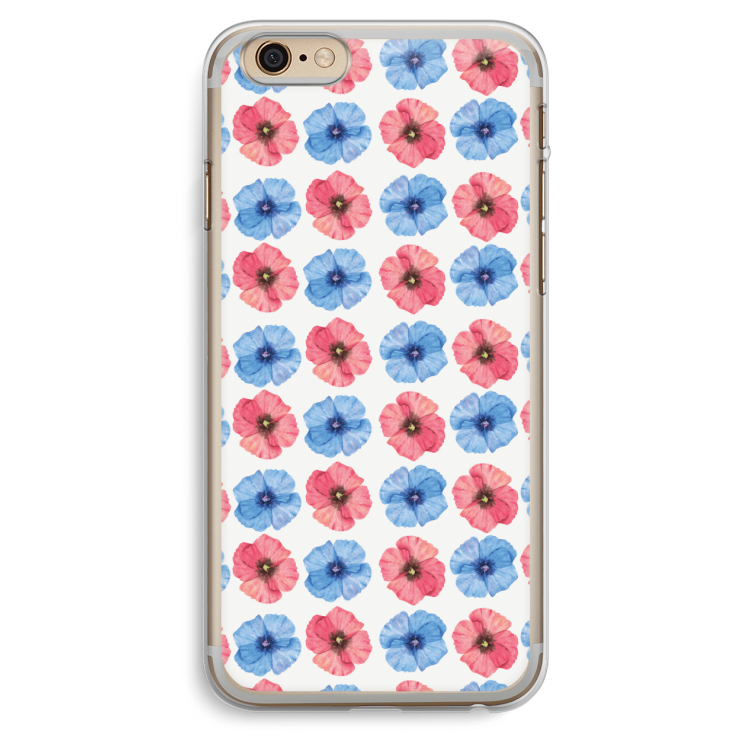 Klaproosjes: iPhone 6 Plus / 6S Plus Transparant Hoesje