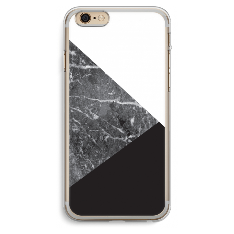 Combinatie marmer: iPhone 6 Plus / 6S Plus Transparant Hoesje