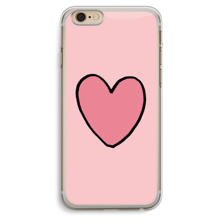 Hartje: iPhone 6 Plus / 6S Plus Transparant Hoesje