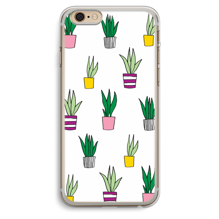 Sanseveria: iPhone 6 Plus / 6S Plus Transparant Hoesje