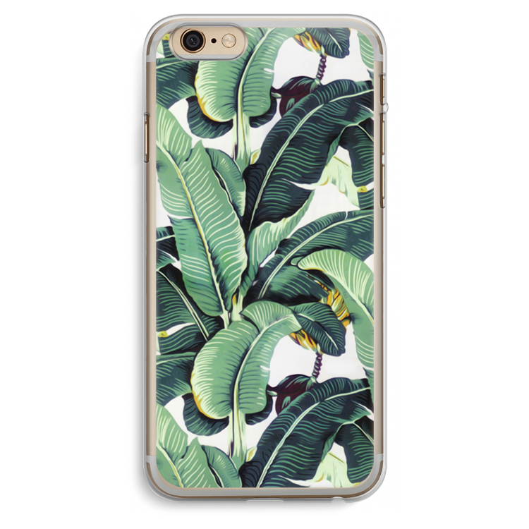 Bananenbladeren: iPhone 6 Plus / 6S Plus Transparant Hoesje