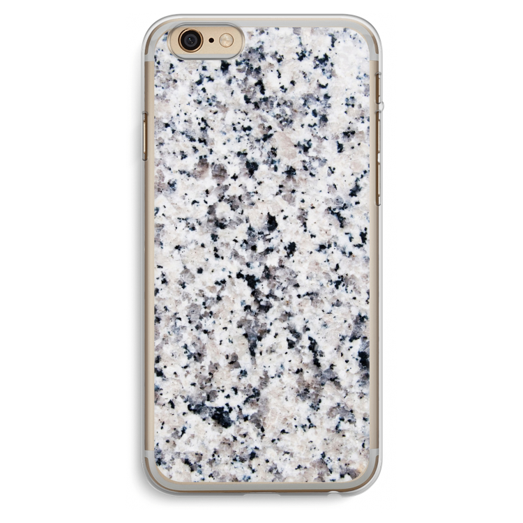 Gespikkelde marmer: iPhone 6 Plus / 6S Plus Transparant Hoesje