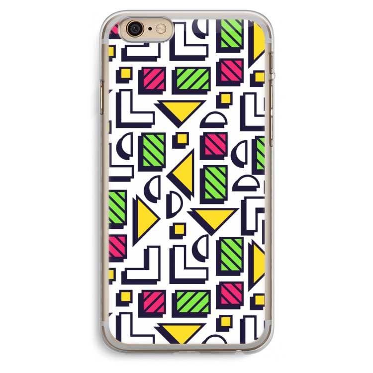 8-bit N°4: iPhone 6 Plus / 6S Plus Transparant Hoesje