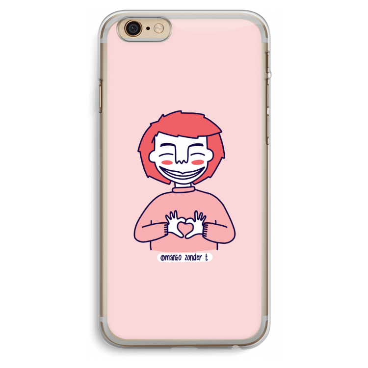 Hartje: iPhone 6 Plus / 6S Plus Transparant Hoesje