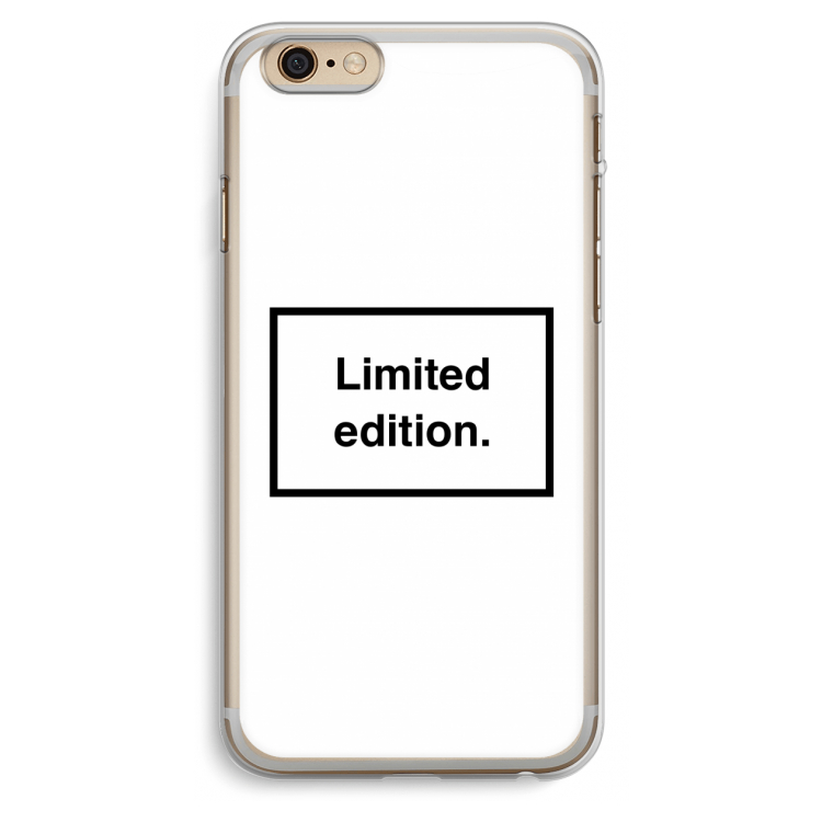 Limited edition: iPhone 6 Plus / 6S Plus Transparant Hoesje
