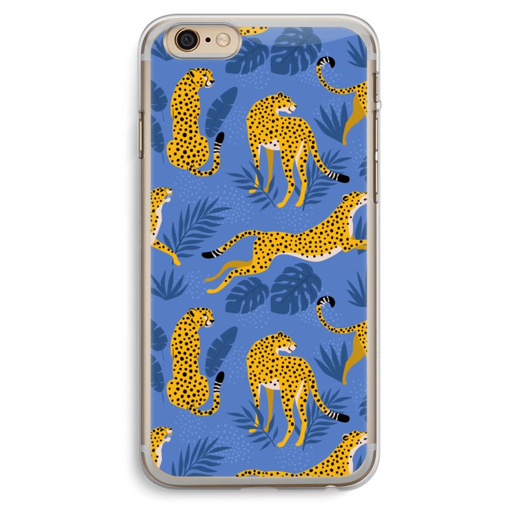Luipaard: iPhone 6 Plus / 6S Plus Transparant Hoesje
