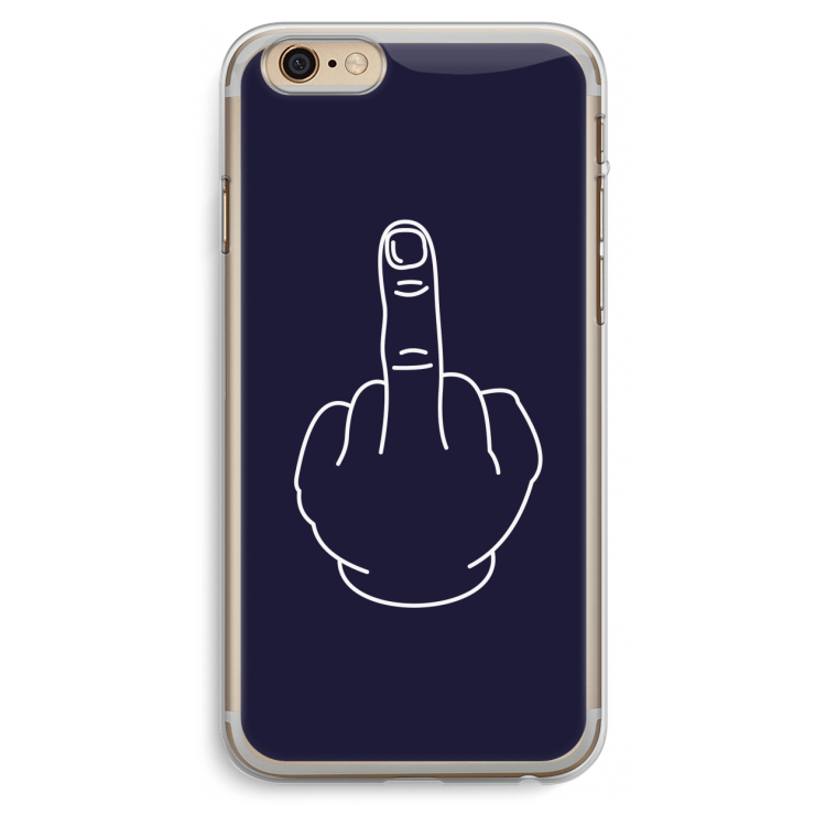 F**k U: iPhone 6 Plus / 6S Plus Transparant Hoesje