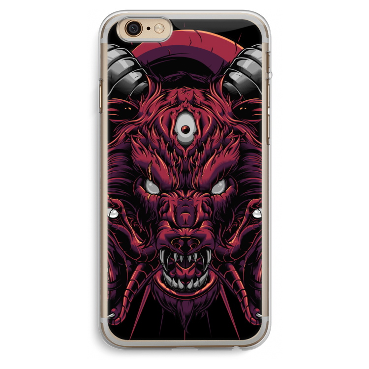 Hell Hound and Serpents: iPhone 6 Plus / 6S Plus Transparant Hoesje