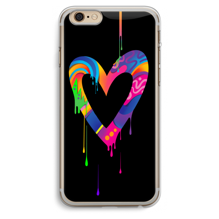Melts My Heart: iPhone 6 Plus / 6S Plus Transparant Hoesje