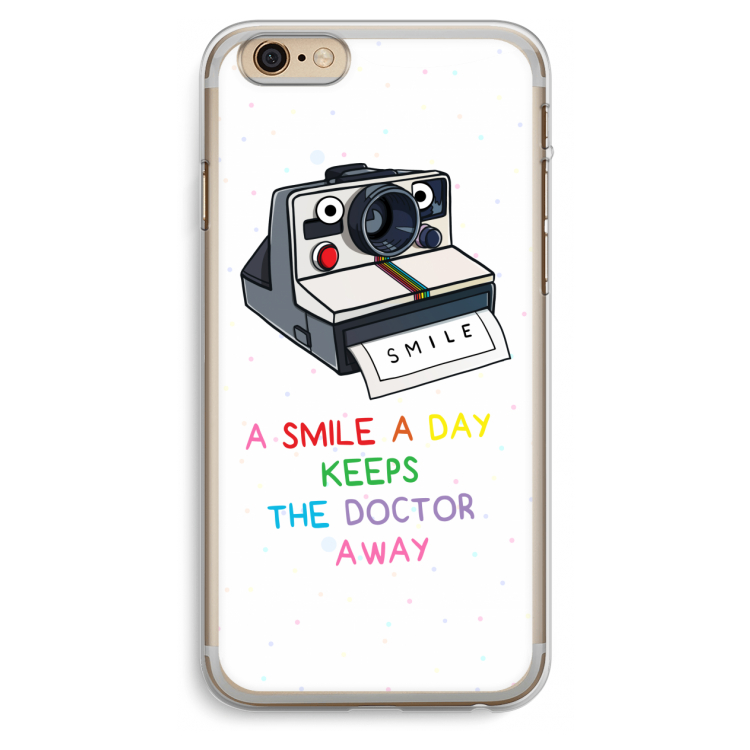 Smile: iPhone 6 Plus / 6S Plus Transparant Hoesje