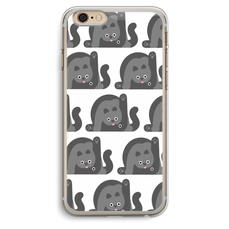 Cats: iPhone 6 Plus / 6S Plus Transparant Hoesje