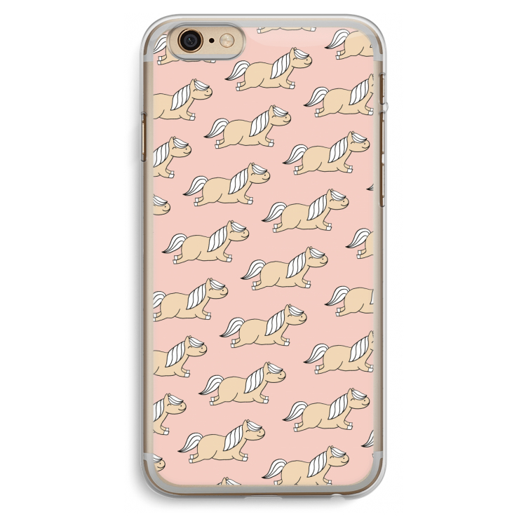 Ponys: iPhone 6 Plus / 6S Plus Transparant Hoesje