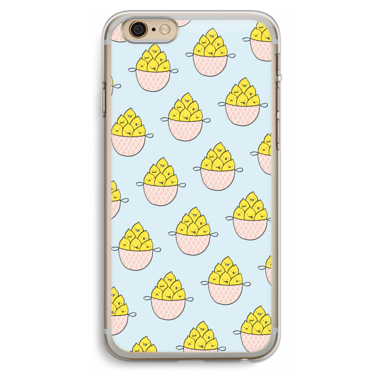 Citroenen: iPhone 6 Plus / 6S Plus Transparant Hoesje