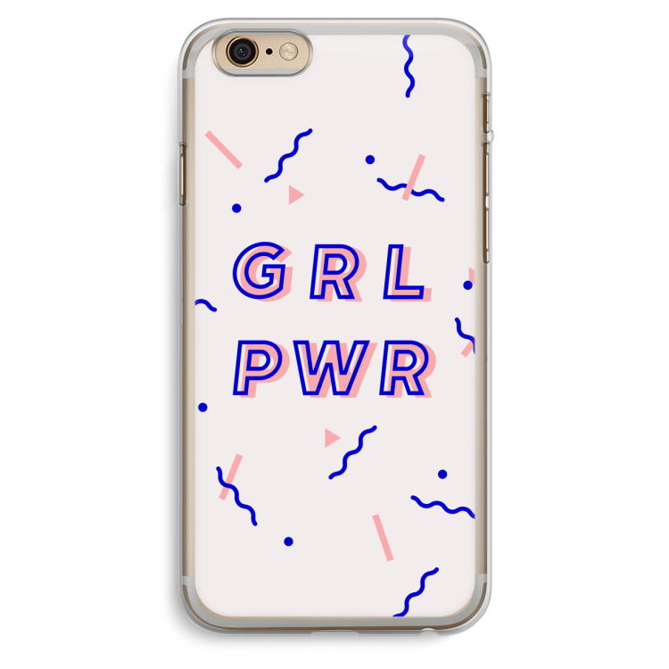 GRL PWR: iPhone 6 Plus / 6S Plus Transparant Hoesje
