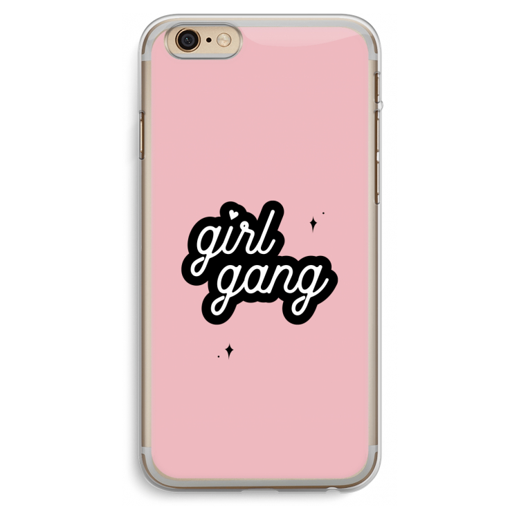 Girl Gang: iPhone 6 Plus / 6S Plus Transparant Hoesje