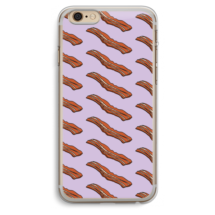 Bacon to my eggs #2: iPhone 6 Plus / 6S Plus Transparant Hoesje