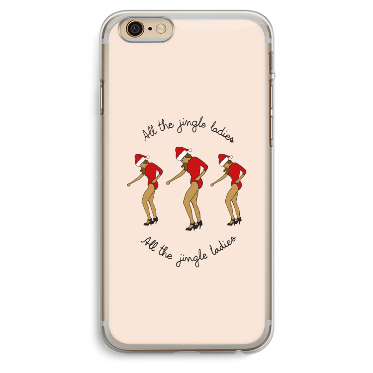 Jingle Ladies: iPhone 6 Plus / 6S Plus Transparant Hoesje