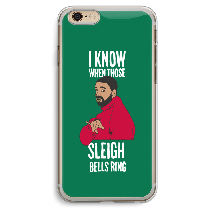 Sleigh Bells Ring: iPhone 6 Plus / 6S Plus Transparant Hoesje