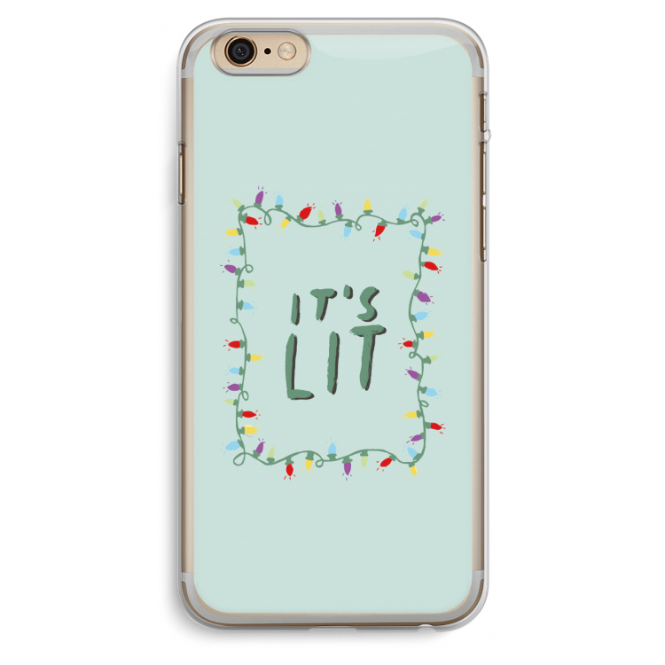 It's Lit: iPhone 6 Plus / 6S Plus Transparant Hoesje