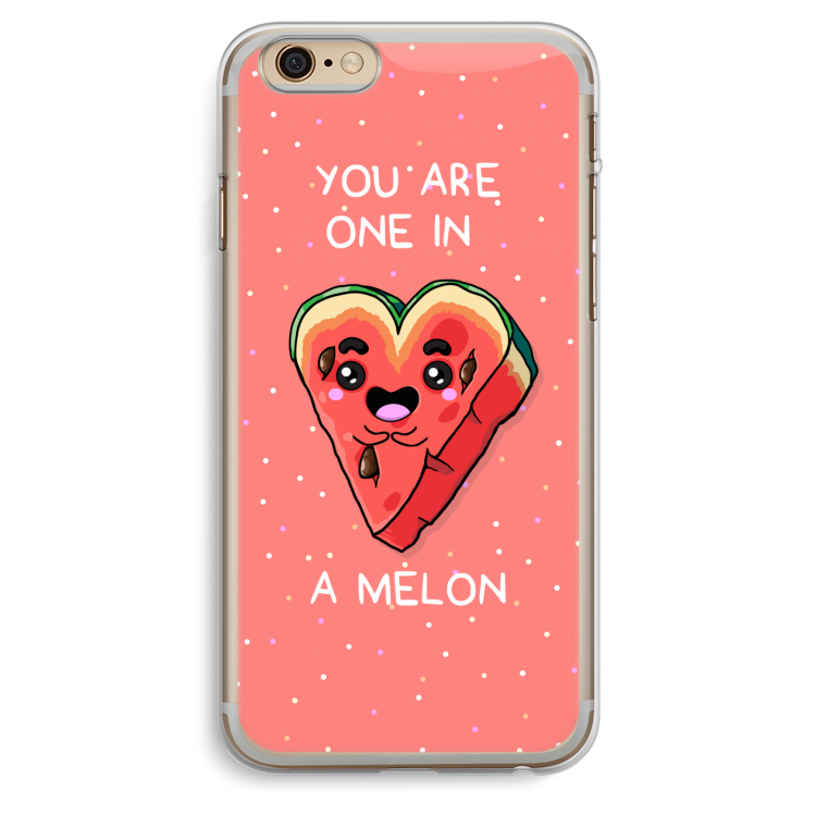 One In A Melon: iPhone 6 Plus / 6S Plus Transparant Hoesje