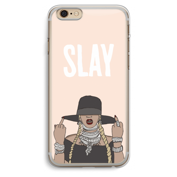 Slay All Day: iPhone 6 Plus / 6S Plus Transparant Hoesje