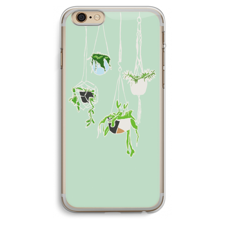 Hang In There: iPhone 6 Plus / 6S Plus Transparant Hoesje