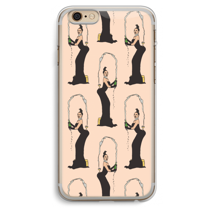 Pop Some Kim: iPhone 6 Plus / 6S Plus Transparant Hoesje