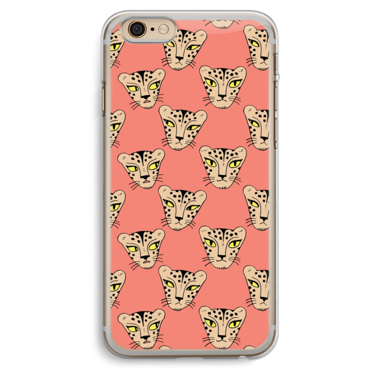 Tijger: iPhone 6 Plus / 6S Plus Transparant Hoesje