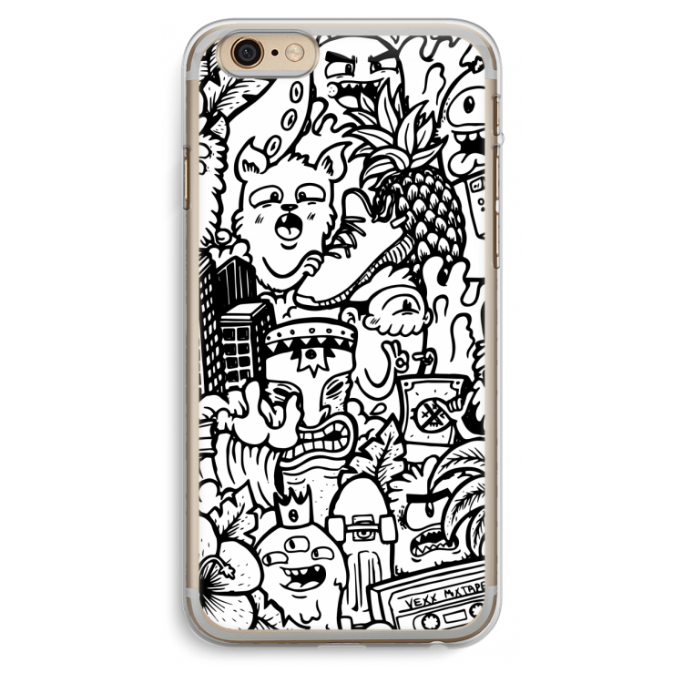 Vexx Mixtape #2: iPhone 6 Plus / 6S Plus Transparant Hoesje