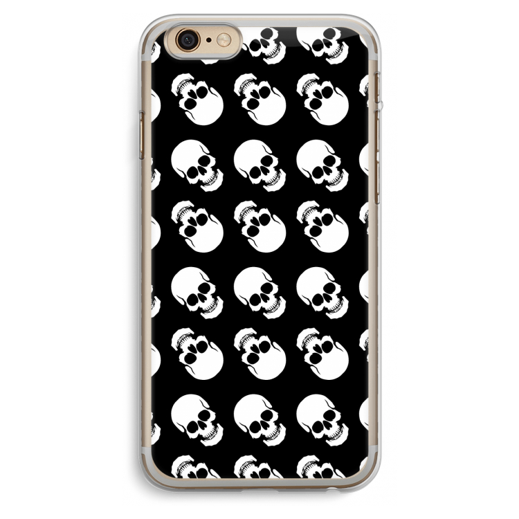 Musketon Skulls: iPhone 6 Plus / 6S Plus Transparant Hoesje