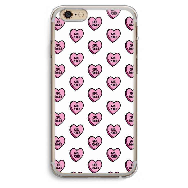 GIRL POWER: iPhone 6 Plus / 6S Plus Transparant Hoesje