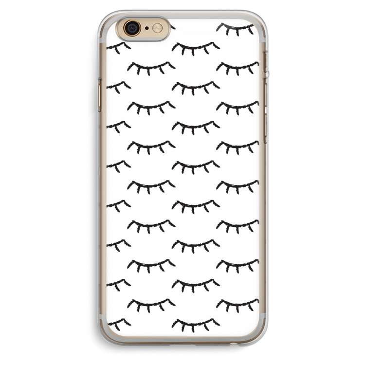 Wimpers: iPhone 6 Plus / 6S Plus Transparant Hoesje