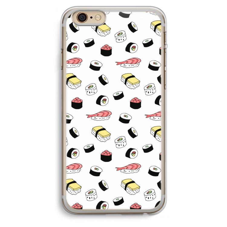 Sushi time: iPhone 6 Plus / 6S Plus Transparant Hoesje