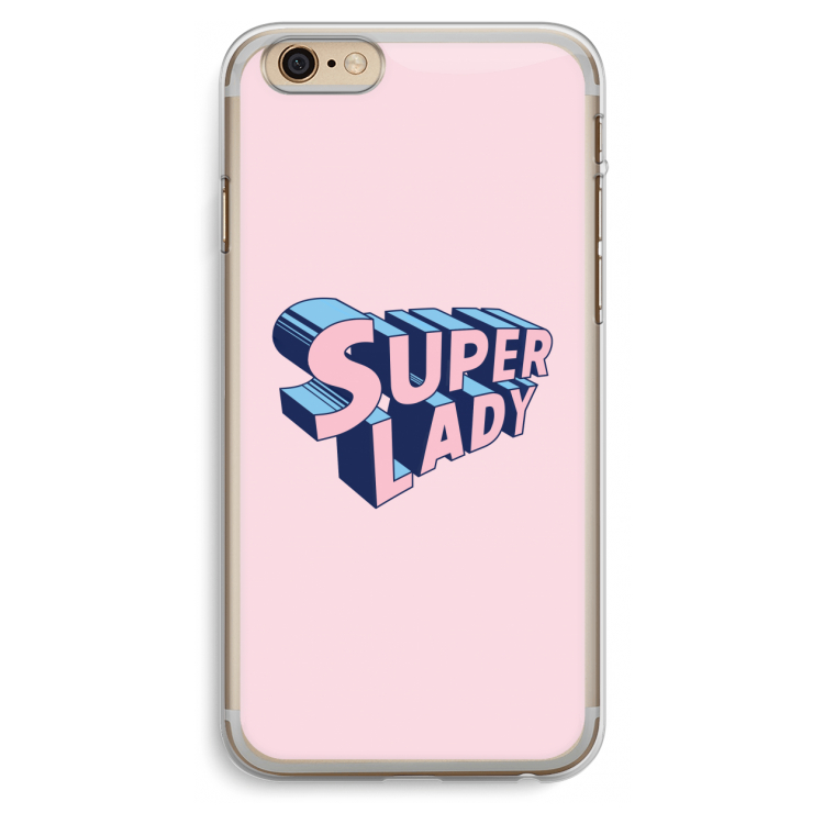 Superlady: iPhone 6 Plus / 6S Plus Transparant Hoesje