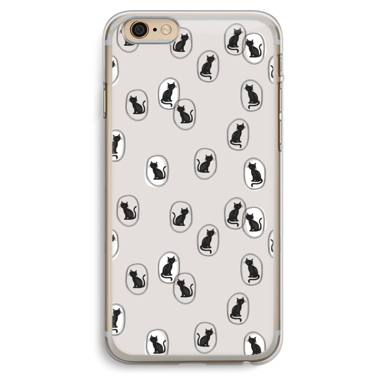 Miauw: iPhone 6 Plus / 6S Plus Transparant Hoesje