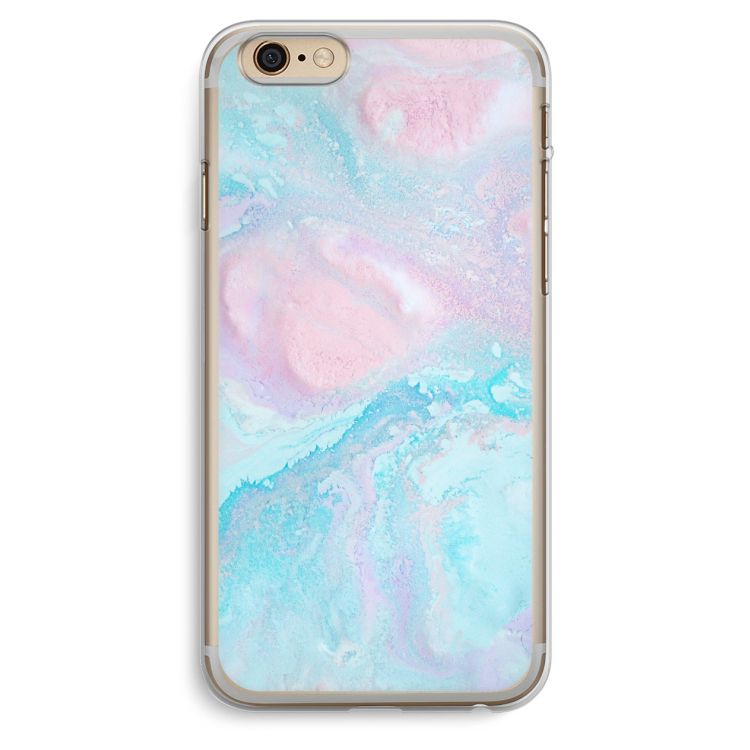 Fantasie pastel: iPhone 6 Plus / 6S Plus Transparant Hoesje