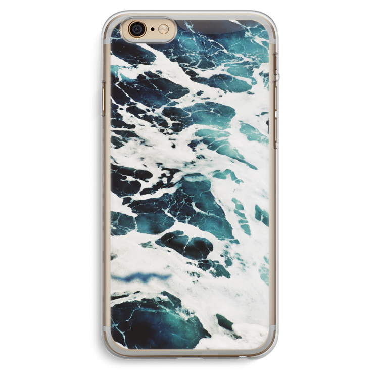 Golven: iPhone 6 Plus / 6S Plus Transparant Hoesje