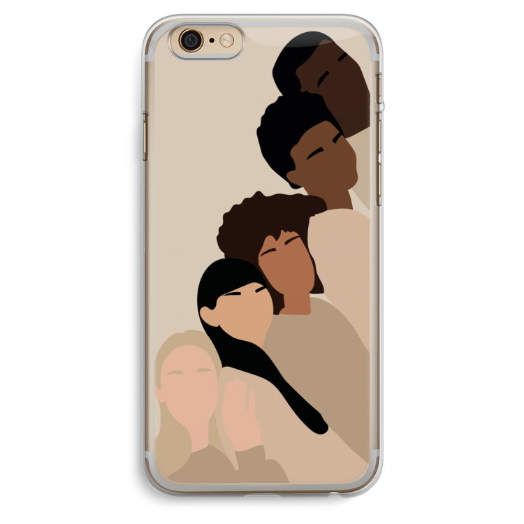 Sweet creatures: iPhone 6 Plus / 6S Plus Transparant Hoesje