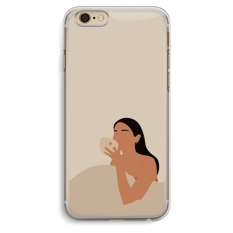 Fresh coffee: iPhone 6 Plus / 6S Plus Transparant Hoesje