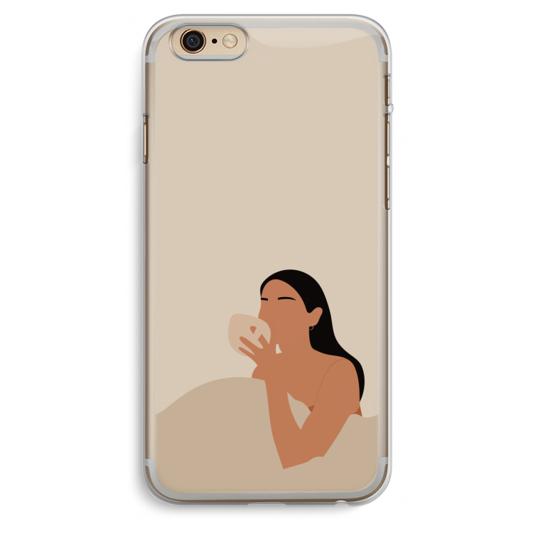 Fresh coffee: iPhone 6 Plus / 6S Plus Transparant Hoesje