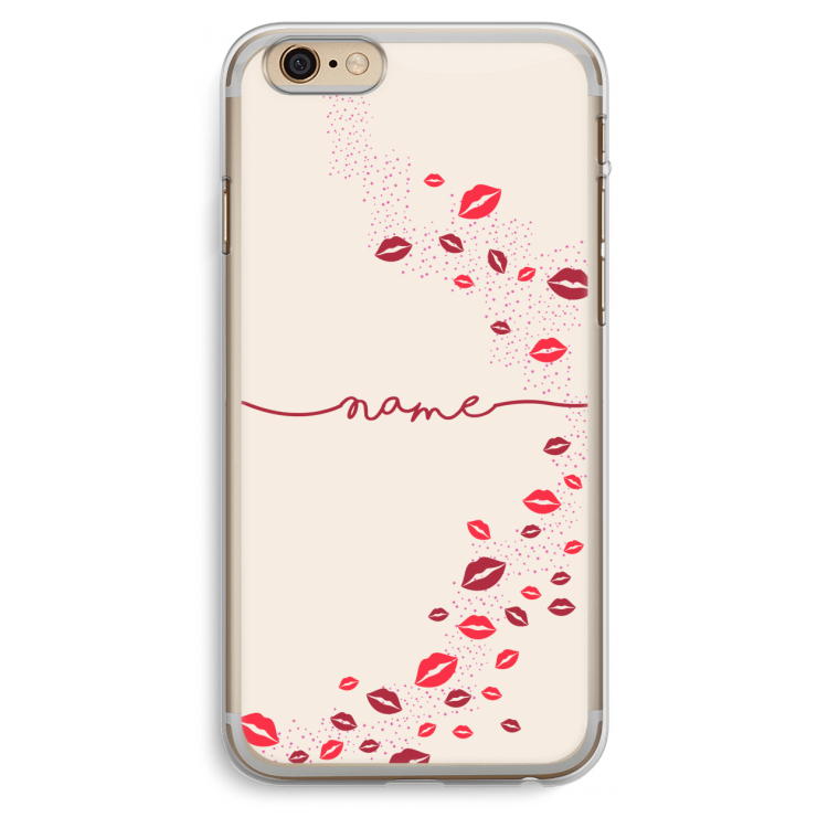 Kusjes: iPhone 6 Plus / 6S Plus Transparant Hoesje