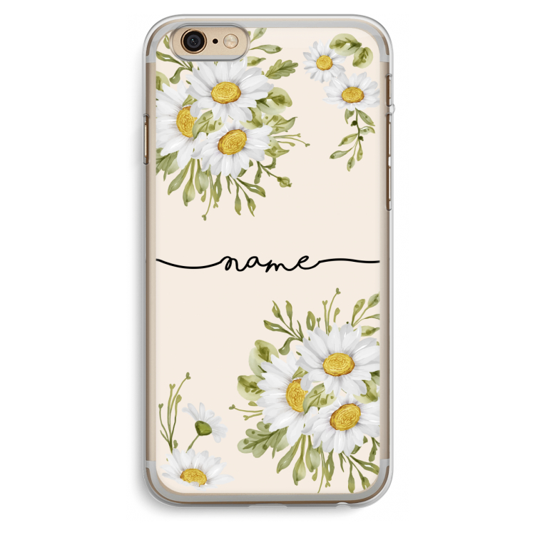 Daisies: iPhone 6 Plus / 6S Plus Transparant Hoesje