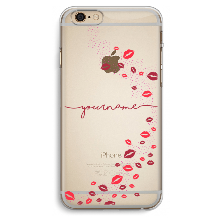 Kusjes: iPhone 6 Plus / 6S Plus Transparant Hoesje