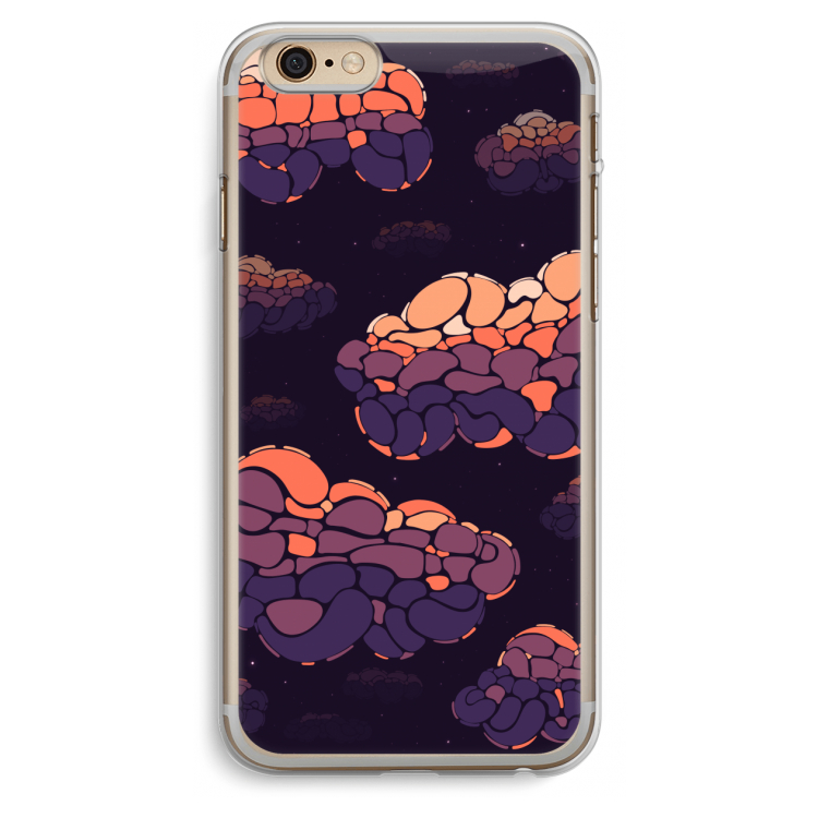 Patroon Wolken: iPhone 6 Plus / 6S Plus Transparant Hoesje