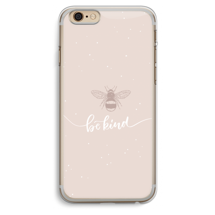 Be(e) kind: iPhone 6 Plus / 6S Plus Transparant Hoesje