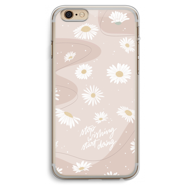 Daydreaming becomes reality: iPhone 6 Plus / 6S Plus Transparant Hoesje