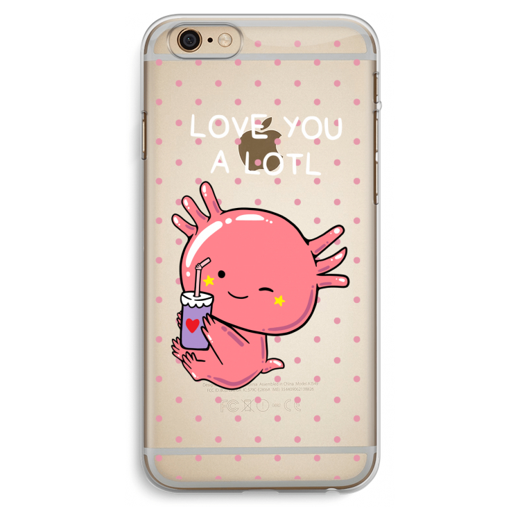 Love You A Lotl: iPhone 6 Plus / 6S Plus Transparant Hoesje
