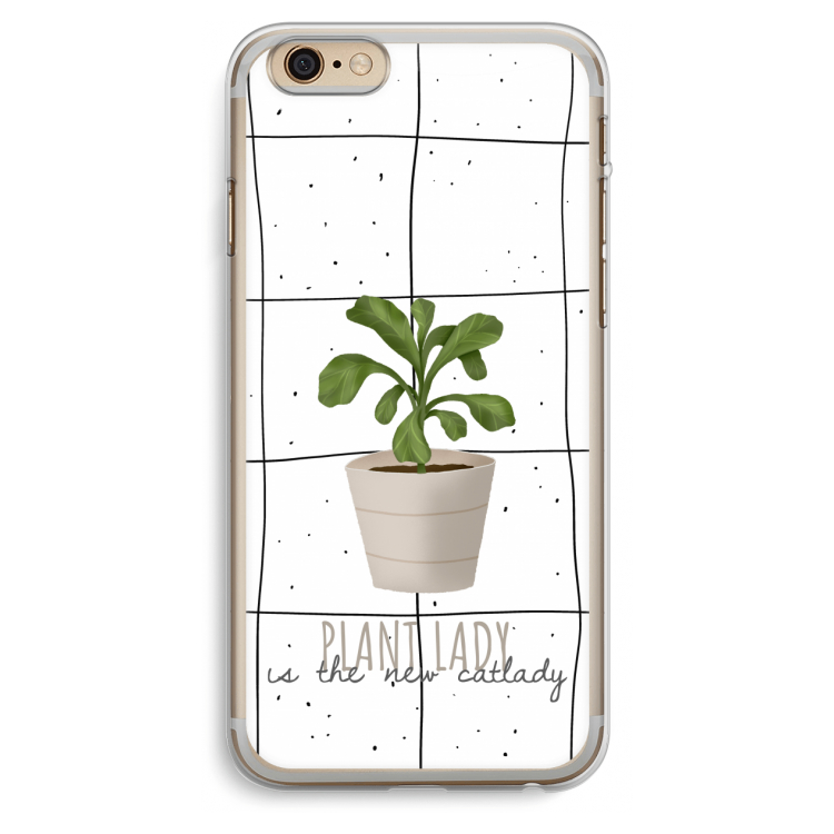 Kamerplant op vensterruit: iPhone 6 Plus / 6S Plus Transparant Hoesje