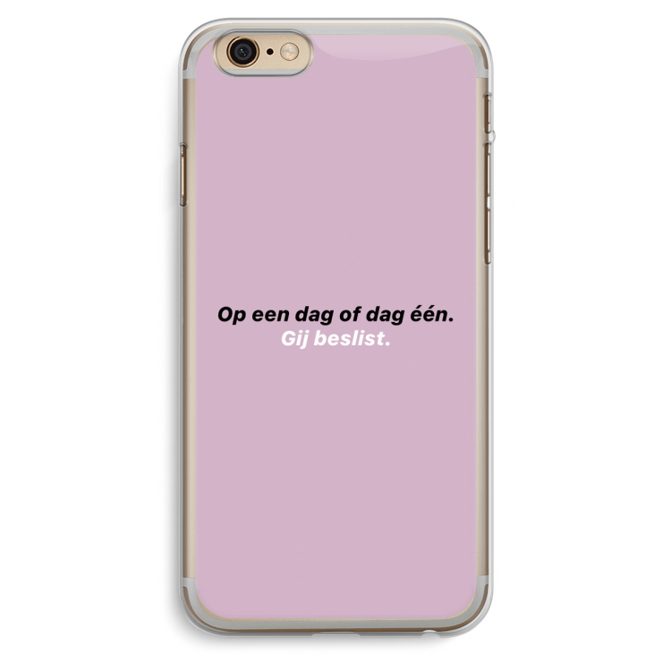 gij beslist: iPhone 6 Plus / 6S Plus Transparant Hoesje