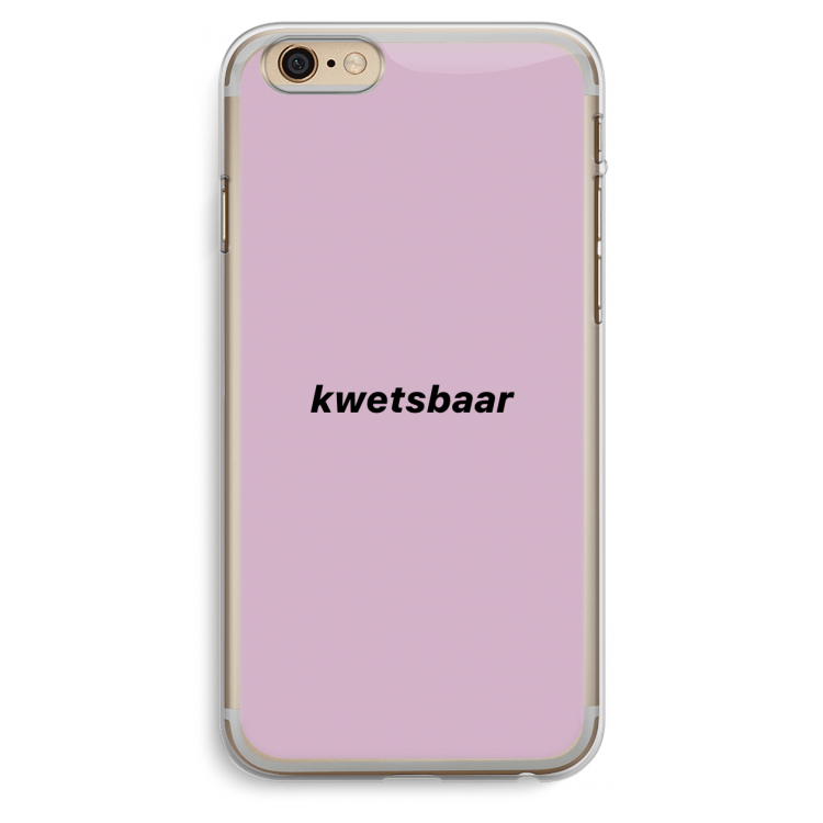 kwetsbaar: iPhone 6 Plus / 6S Plus Transparant Hoesje